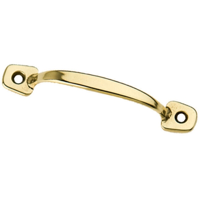 Maniglia ottone fissa 8 cm per porte ante