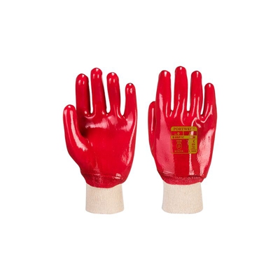 Guanti in PVC con polsino elasticizzato | Medium - Red - Red