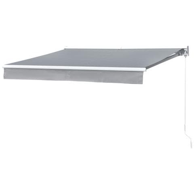 Tenda Da Sole A Bracci Avvolgibile Per Esterno 250x200cm Grigio