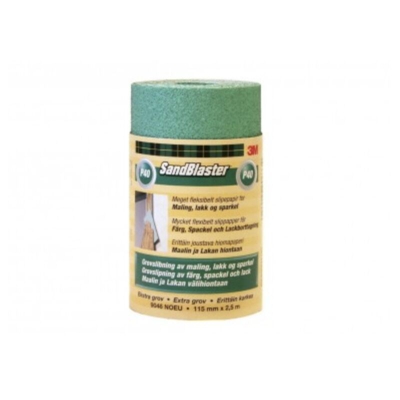 3M - Rotolo Carta Abrasiva Univer. Grana Grossa P80 2,5M