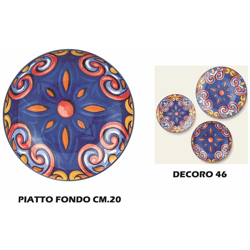 Bighouse It - PIATTO FONDO DECORO 46 CM.20 en oferta