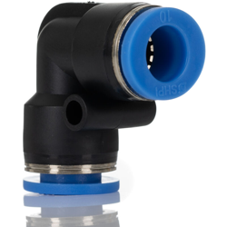 Raccordo a gomito tubo-tubo RS PRO, attacco A: A pressione 10 mm, attacco B: A pressione 10 mm, 10 bar max (Confezione da 10) precio