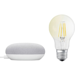 Starter kit illuminazione Classe energetica: A++ (A++ - E) LEDVANCE Google Mini Bundle chalk Classic A60 FIL DIM E27 BT características