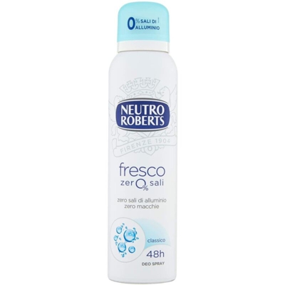 Roberts Deodorante Spray Fresco Con Antibatterico 150Ml