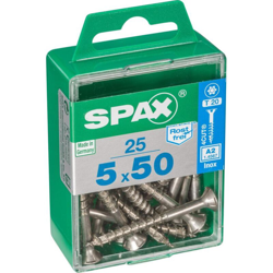 Set Di 25 Viti In Acciaio Inox Svasata Testa Torx Spax, Diam.5 Mm X Mm L.50 precio