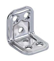 Piastra Lastrina Piegata 30X30 Mm In Acciaio In 6Fori - Per Giunzioni Travi - Ox en oferta