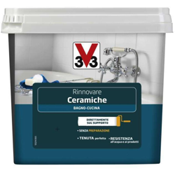 V33 SMALTO RINNOVARE CERAMICHE BAGNO-CUCINA ASSENZIO SATINATO 0.75 Lt en oferta