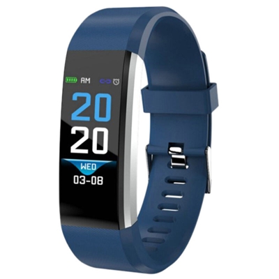 Schermo a colori ad alta definizione con braccialetto intelligente 115p 0,96 pollici supporta contapassi / monitoraggio della frequenza cardiaca /