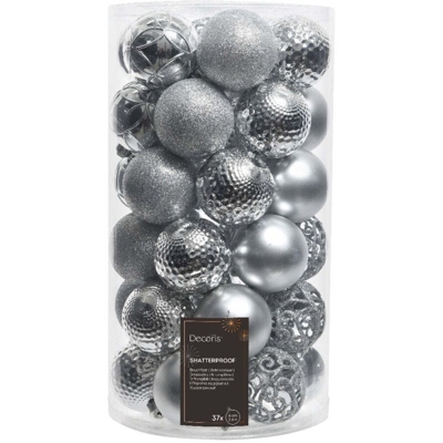 Cilindro 37 Sfere 60mm Silver - Amicasa