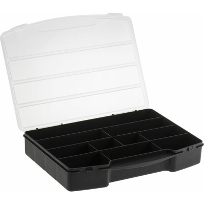 Contenitore modulare RS PRO in PP, 10 scomparti, 40mm x 245mm x 180mm, Coperchio trasparente