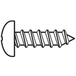 827358 Viti con testa bombata per lamiera 2.2 mm 9.5 mm A croce Philips DIN 7981-C Acciaio zincato 100 pz. - Toolcraft en oferta