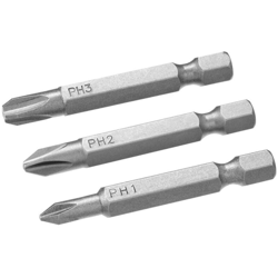 INSERTI PER AVVITATORI 'PH' (3 pz) PH1-2-3 mm 48 características