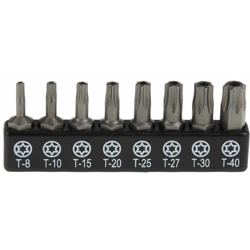 Set di inserti Torx 8 pezzi in Acciaio al vanadio-cromo-molibdeno - Rs Pro en oferta
