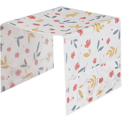 Coperchio portaoggetti floreale antipolvere (130 * 54 cm)