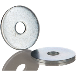 Rondella paracolpi RS PRO in Acciaio Zincato lucido, Ø esterno 25mm, per vite/bullone M6, Ø inserto 6.4mm, spessore (Confezione da 100) en oferta