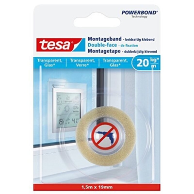 77740-00000-00 Nastro per fissaggio ® Powerbond Trasparente (L x L) 1500 mm x 19 mm 1 pz. - Tesa