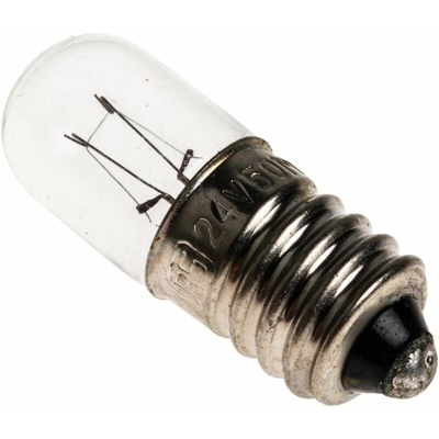 Spia 24 V, Ø 10mm con base E10, 4 lm, lampada T3 1/4 da 5000h - Rs Pro