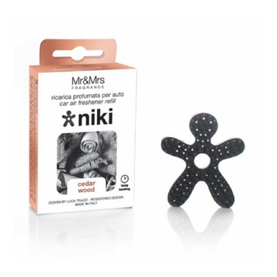 Mr&Mrs Fragrance Ricarica Niki Cedar Wood Profumo Per Auto Accessori Auto
