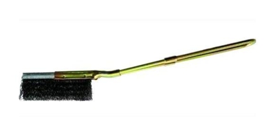 EAC - Spazzole Metalliche Sottili Manico In Acciaio Lungo Inox Cf.6Pz