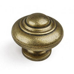 Pomolo stile classico, Zama, Bronzo Antico, 30 mm di diametro. Marchio REI características