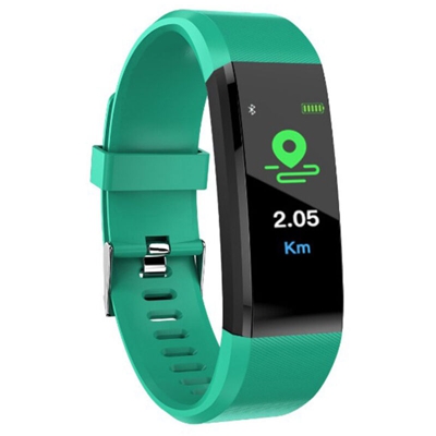Schermo a colori ad alta definizione con braccialetto intelligente 115p 0,96 pollici supporta contapassi / monitoraggio della frequenza cardiaca /