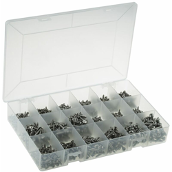 Kit viti e bulloni RS PRO in Acciaio inox, filettatura No. 10, No. 4, No. 6, No. 8, Vite autofilettante, Conica características