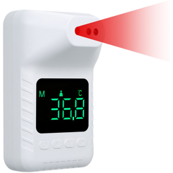 Asupermall - Termometro a parete K3X termometro a infrarossi veloce e preciso senza contatto trasmesso in 6 lingue / spedito senza batterie precio