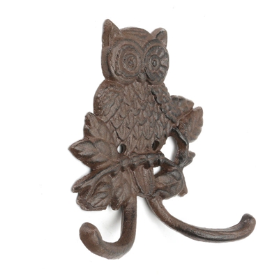 Decorazione portachiavi con ganci da parete in ferro stile vintage