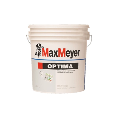 Max Meyer - MaxMeyer OPTIMA A+ PITTURA MURALE PER INTERNO LAVABILE 5 LT BIANCO