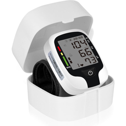 Asupermall - KWL-W03 Monitor elettronico della pressione sanguigna da polso Display digitale / Misurazione accurata / Trasmissione del suono Bianco en oferta