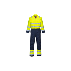 Portwest - Hi-Vis Anti-Static Bizflame Pro Coverall | Large - YeNa - NEUTRO (SENZA PERSONALIZZAZIONE) - Yellow Navy características