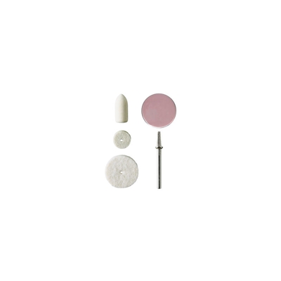 Pg - Kit Accessori Lucidatura 3 Feltri, Alberino E Pasta Rosa