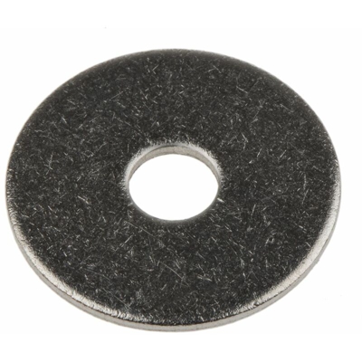 Rondella paracolpi RS PRO in Acciaio inox Liscio, Ø esterno 25mm, per vite/bullone M6, Ø inserto 6.4mm, spessore 1.5mm (Confezione da 50)