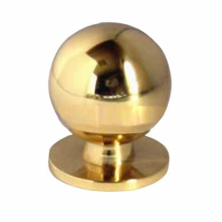POMOLO SFERA GHIERA OTTONE LUCIDO mm 20 en oferta