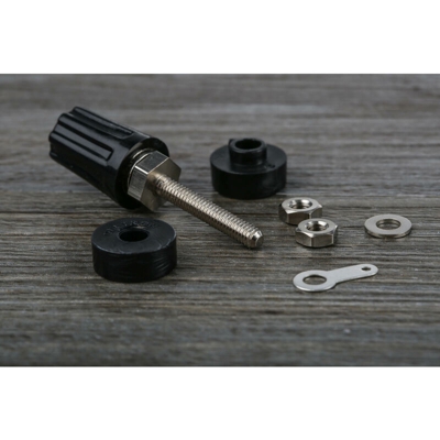 Morsetti di test RS PRO, Femmina, Nero, 16A, 4 mm