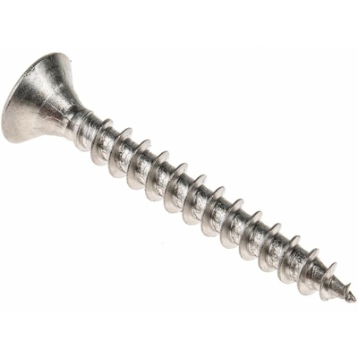 Vite per legno in Acciaio inox RS PRO 40mm, filettatura 5mm, guida Pozidriv (Confezione da 100)