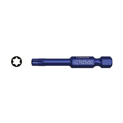 Krino Confezione 5 Pz Inserti Torsion Torx 1/4 - Misura - T30X50