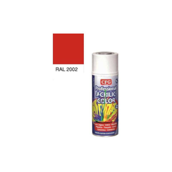 Smalto acrilico professionale spray Arancio industriale Ral 2002 - CFG en oferta