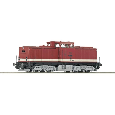 70812 Locomotiva diesel H0 114 298-3 della DR - Roco