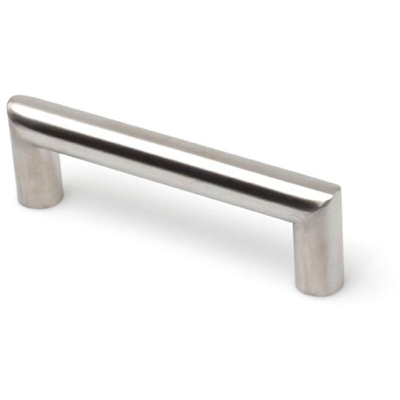 Maniglia stile contemporaneo, Acciaio, Inox Satinato, 96mm interasse. Marchio REI
