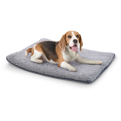 Brunolie Finn, Lettino per Cani, Materassino per Cani | Lavabile | Antiscivolo | Traspirante | Poliestere/Floccato | Taglia S (68x5x54 cm)