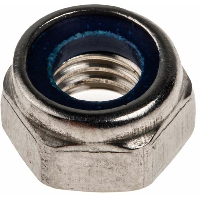 Dado di bloccaggio RS PRO Liscio, filettatura M8 (Confezione da 100)