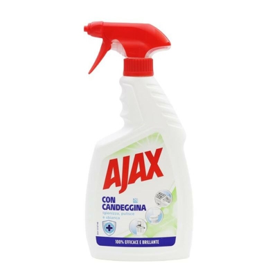 SPRAY SGRASSATORE MULTISUPERFICIE CON CANDEGGINA 750 ML - Ajax