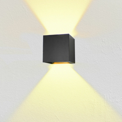 Stoex - Applique da Parete Led Nera 7W Applique da Parete Modern Lampadario in Alluminio Bianco Caldo per il Ristorante Caffè Dell'ufficio Corridoio características