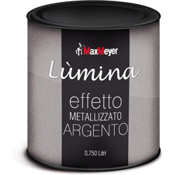 Max Meyer - MAXMEYER - LUMINA FINITURA METALLIZZATA PER INTERNI EFFETTO ARGENTO 750ML en oferta