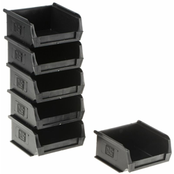 Contenitore Nero PP, 50mm x 100mm x 90mm (Confezione da 20) - Rs Pro en oferta