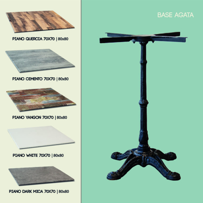 Base Agata Nero Opaco