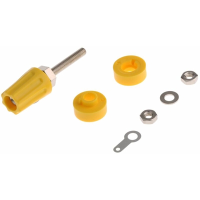 Morsetti di test RS PRO, Femmina, Giallo, 16A, 4 mm