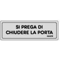 10 PZ Di ETIC. ADES. 150X50 SI PREGA CHIUDERE PORTA características