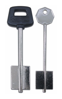 Chiave Silca ref. JW40 Grezza per Serrature a Doppia Mappa marca Juwel